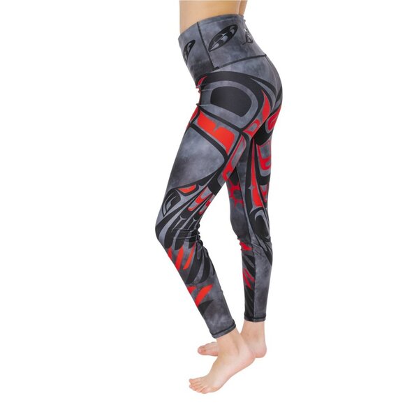 NoMiNoU Women's High Rise 28 Inch Raven 4 Star Tights - Picture 2 of 11